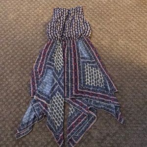blue and pink patterned dress Never Worn